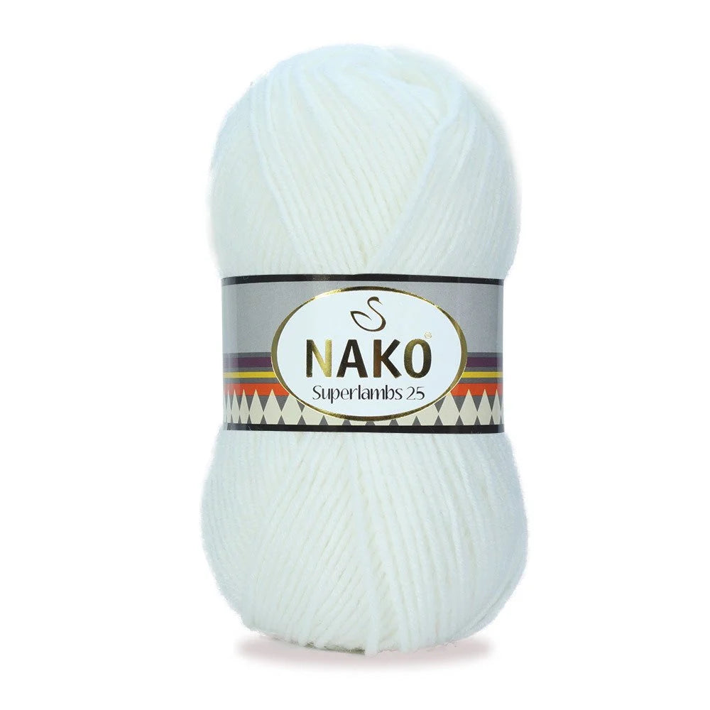 Nako Superlambs 25 Wool Yarn Hobby Shopy Hand Knitting Yarn store