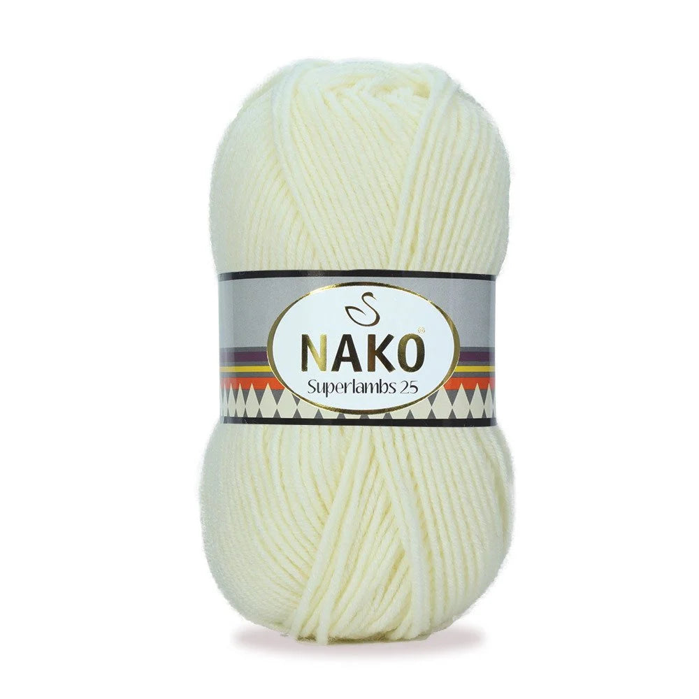 Nako Superlambs 25 Wool Yarn Hobby Shopy Hand Knitting Yarn store