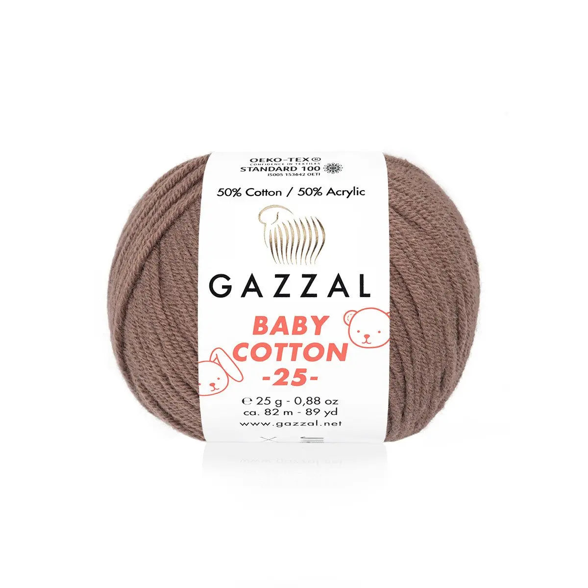 Gazzal Baby Cotton 25 Cotton Yarn, Hand knitting, Crochet, Hobbyshopy