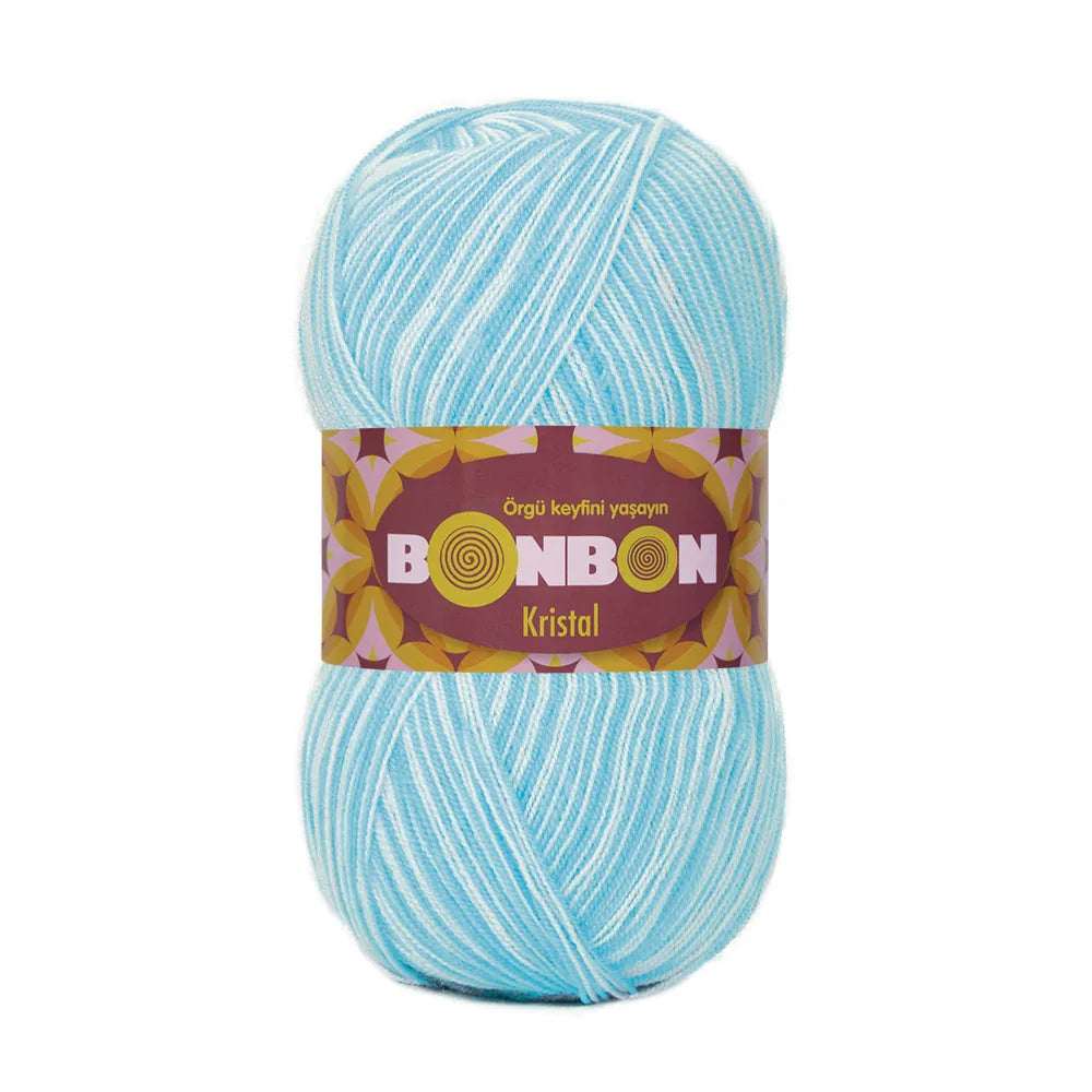 Bonbon kristal yarn, crochet and knitting fiber yarn, hobbyshopy