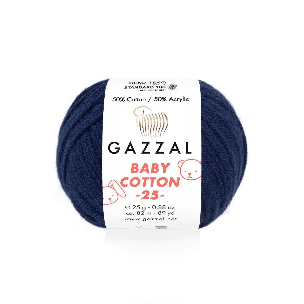 Gazzal Baby Cotton 25 Cotton Yarn, Hand knitting, Crochet, Hobbyshopy