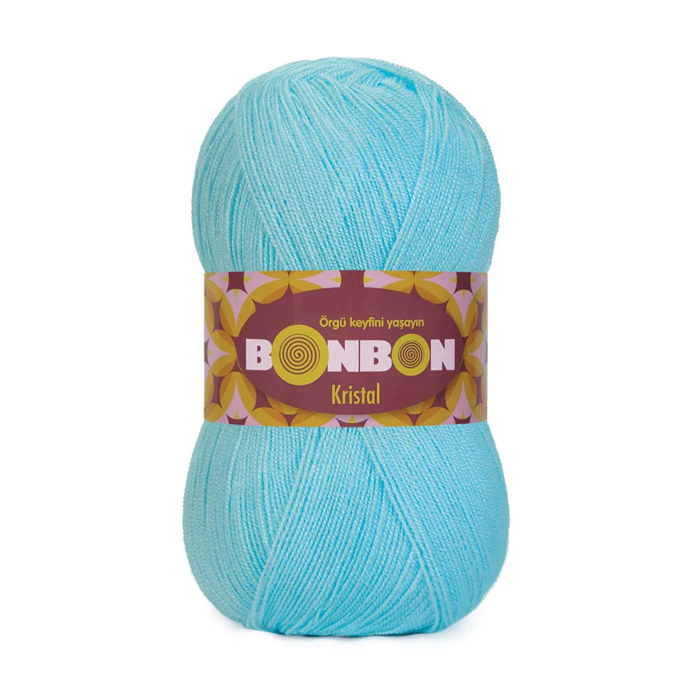 Bonbon kristal yarn, crochet and knitting fiber yarn, hobbyshopy