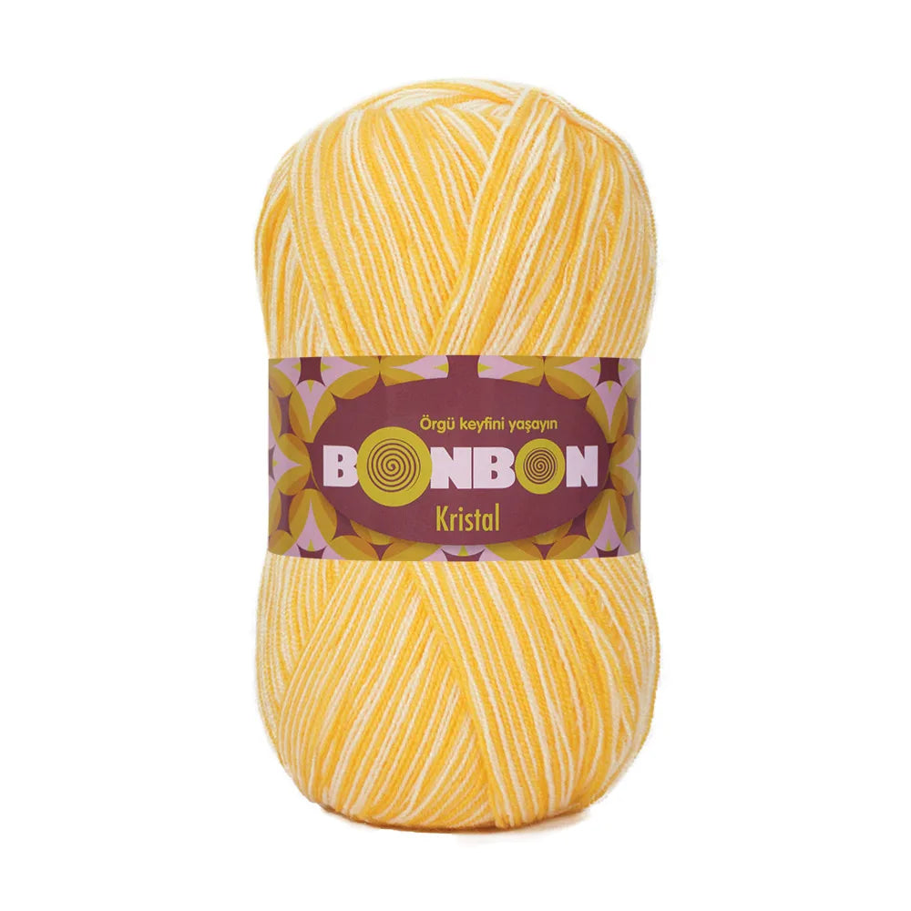 Bonbon kristal yarn, crochet and knitting fiber yarn, hobbyshopy