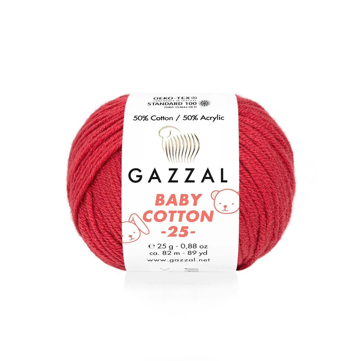 Gazzal Baby Cotton 25 Cotton Yarn, Hand knitting, Crochet, Hobbyshopy