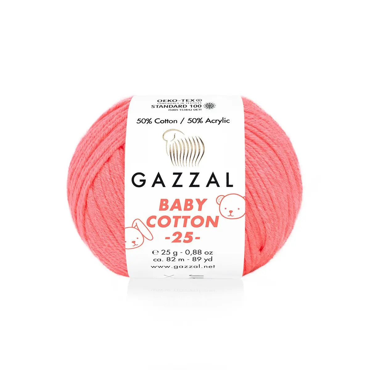 Gazzal Baby Cotton 25 Cotton Yarn, Hand knitting, Crochet, Hobbyshopy