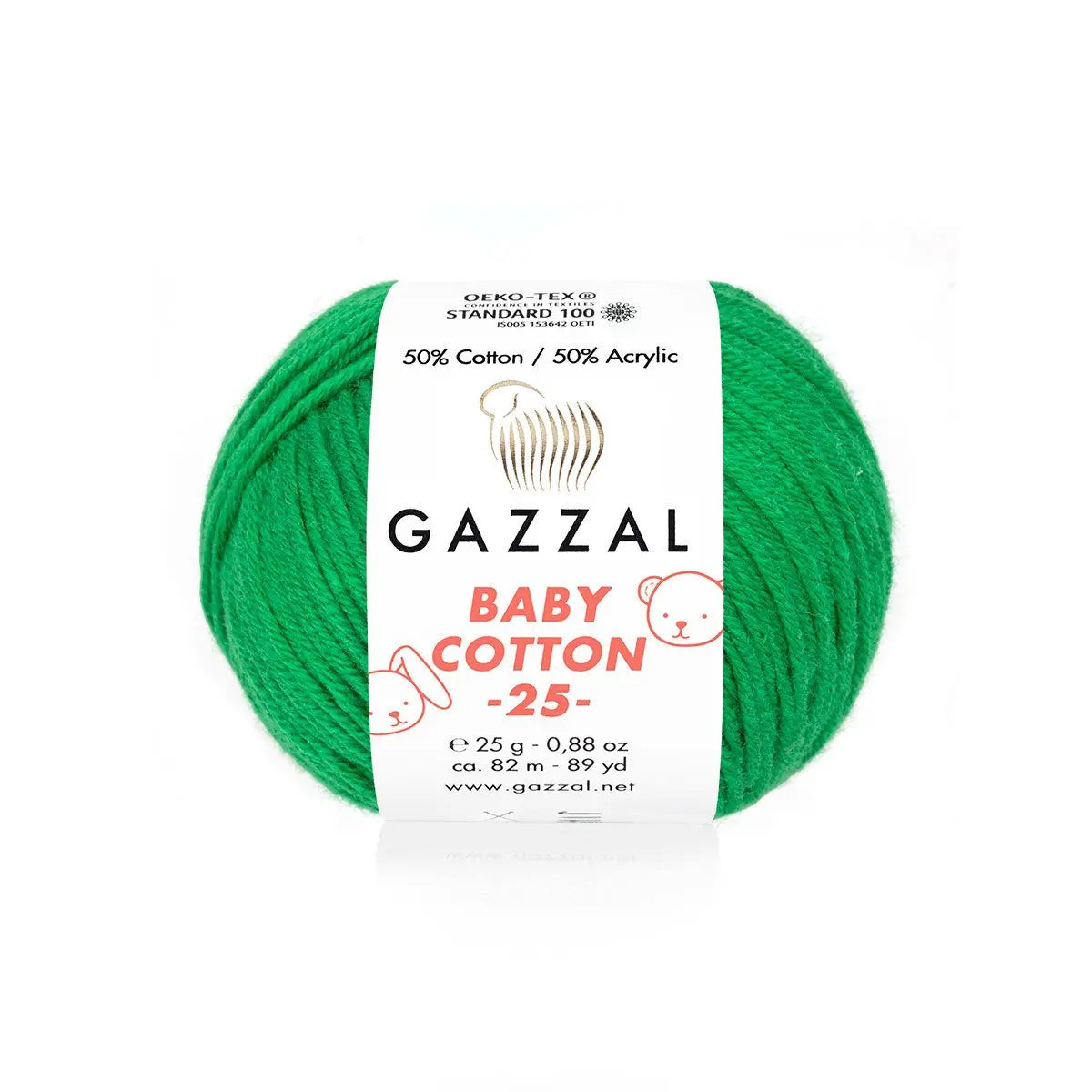 Gazzal Baby Cotton 25 Cotton Yarn, Hand knitting, Crochet, Hobbyshopy