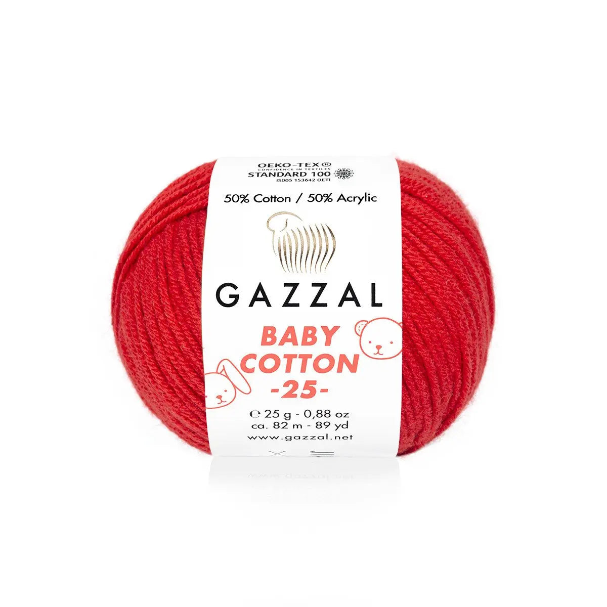 Gazzal Baby Cotton 25 Cotton Yarn, Hand knitting, Crochet, Hobbyshopy