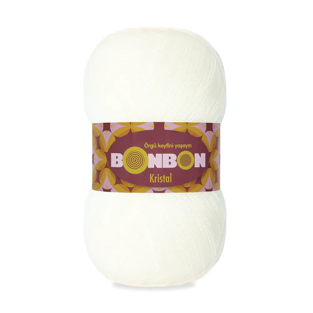 Bonbon kristal yarn, crochet and knitting fiber yarn, hobbyshopy