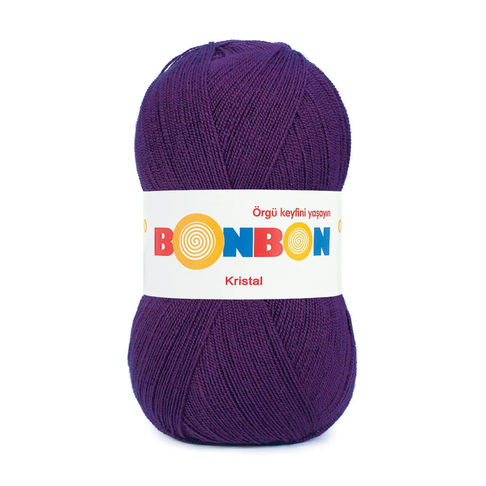 Bonbon kristal yarn, crochet and knitting fiber yarn, hobbyshopy