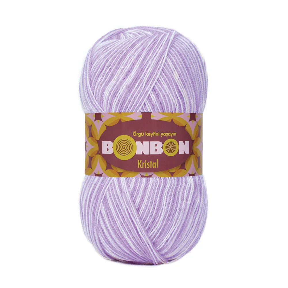 Bonbon kristal yarn, crochet and knitting fiber yarn, hobbyshopy