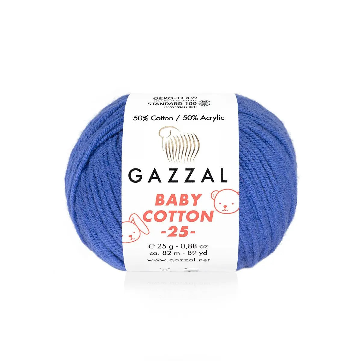 Gazzal Baby Cotton 25 Cotton Yarn, Hand knitting, Crochet, Hobbyshopy